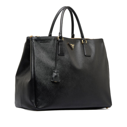 Prada Saffiano Lux Galleria Double Zip Tote (SHG-eRftwn)