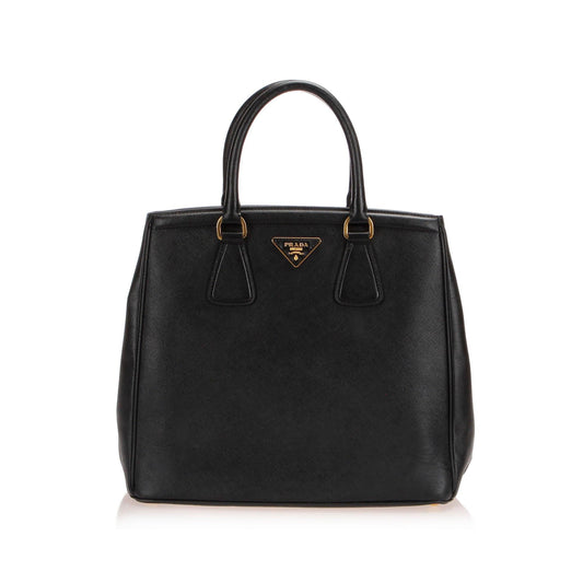 Prada Saffiano Leather Parabole Tote  (SHG-13711)