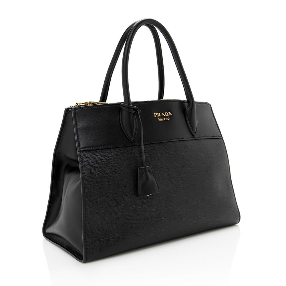 Prada Saffiano Paradigme Tote (SHF-14478)