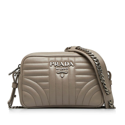 Prada Soft Calf Diagramme Crossbody Bag (SHG-vi7KHd)