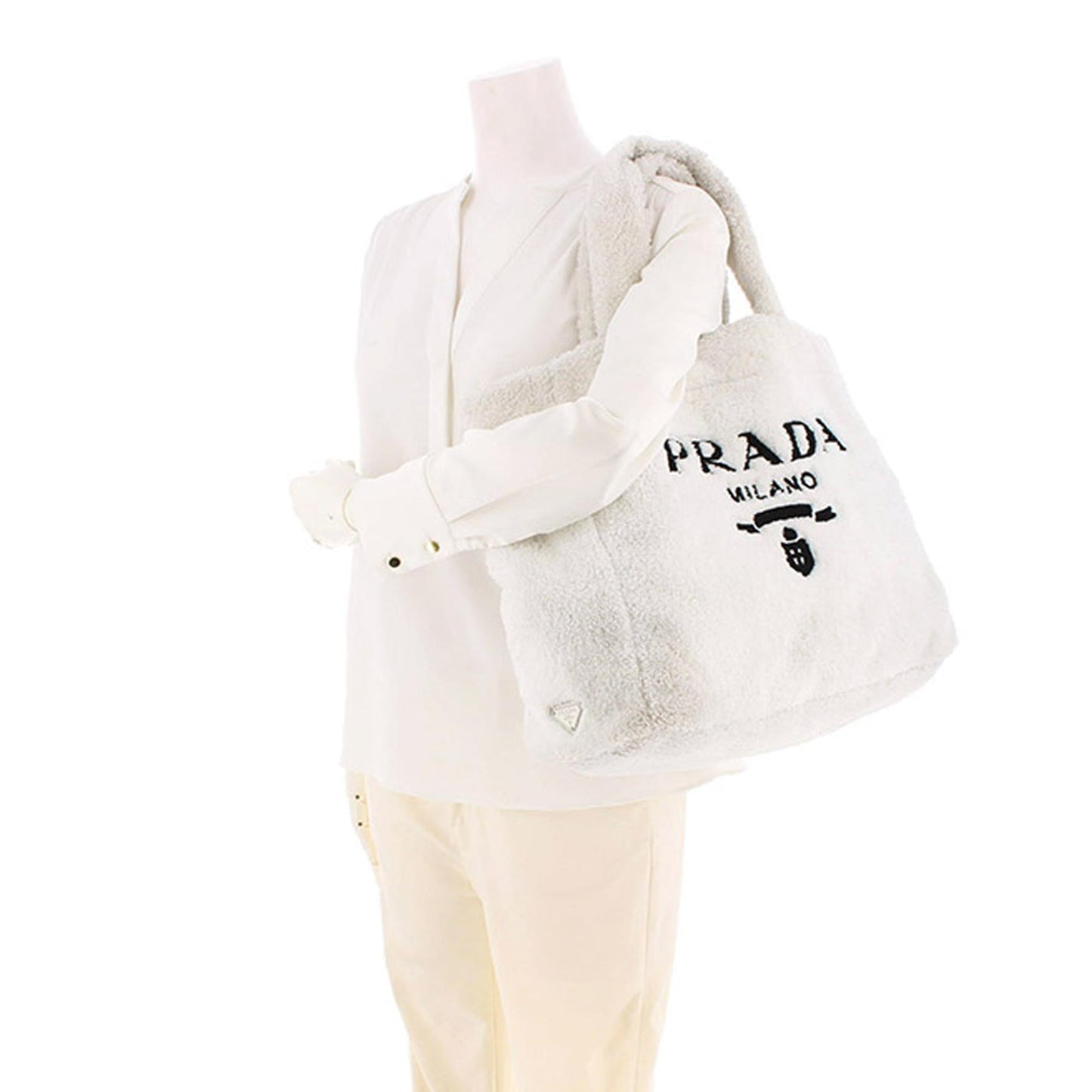 Prada Terry Cloth Tote (SHG-ukcVKh)