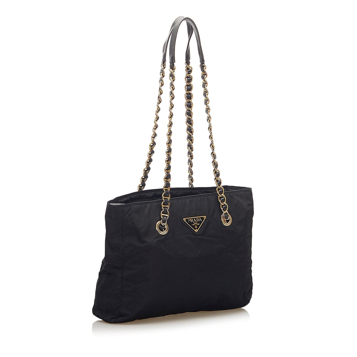 Prada Tessuto Chain Tote Bag (SHG-18302)