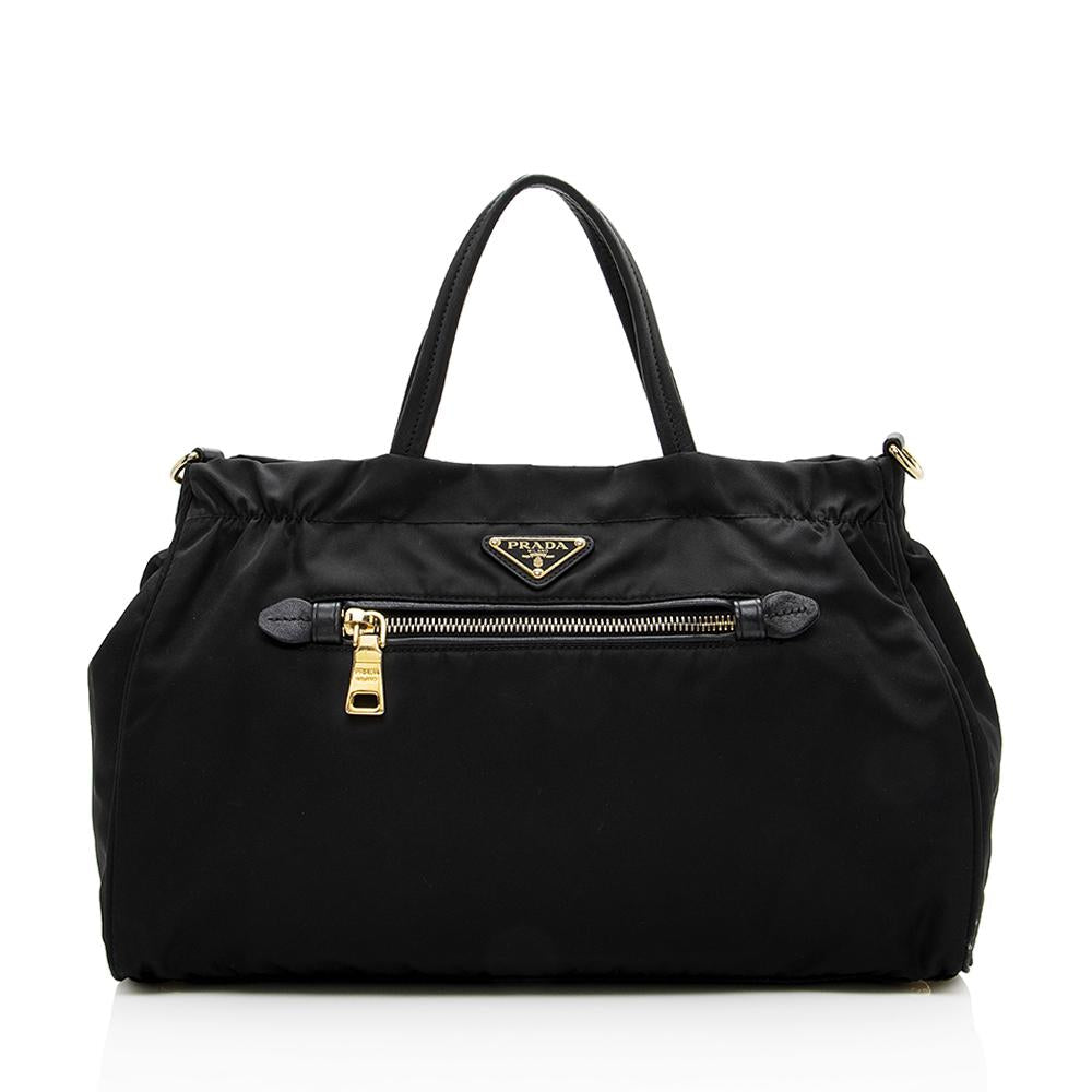 Prada Tessuto Front Pocket Tote (SHF-14058)