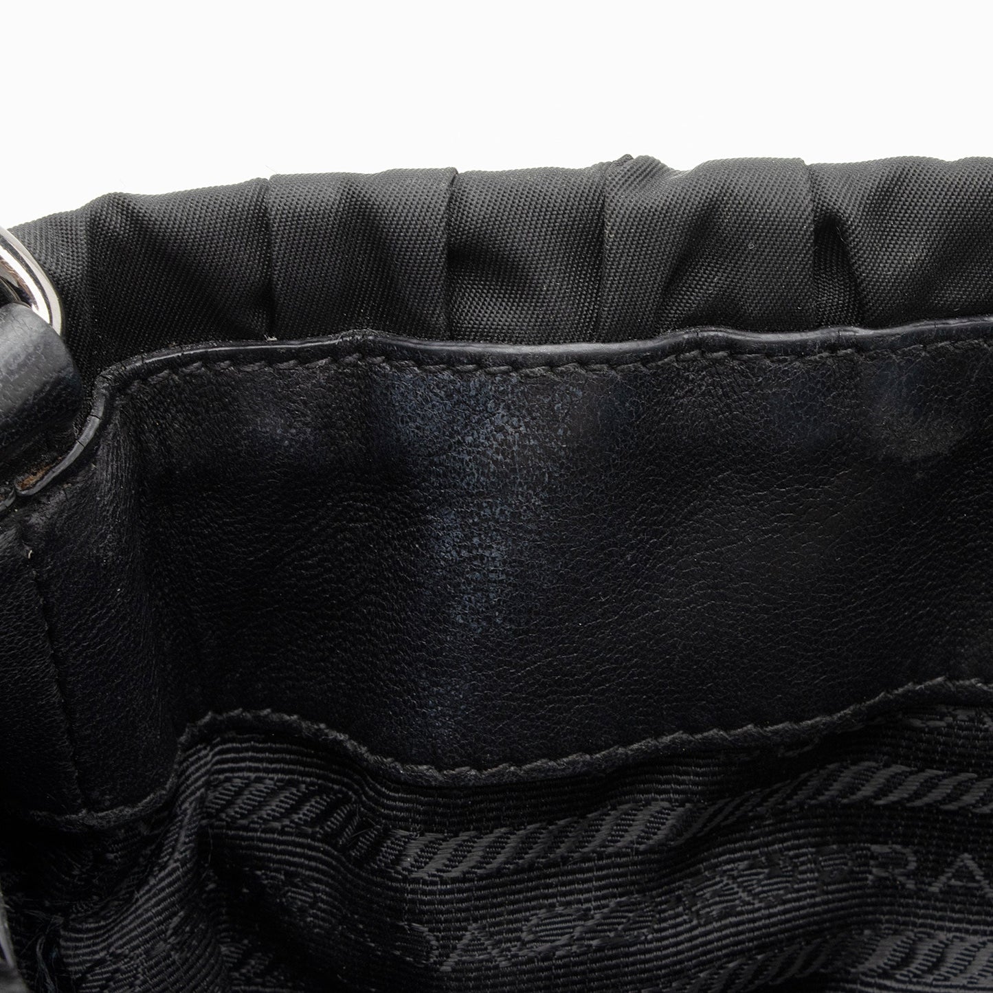 Prada Tessuto Gauffre Convertible Tote (SHF-4Jq0MP)