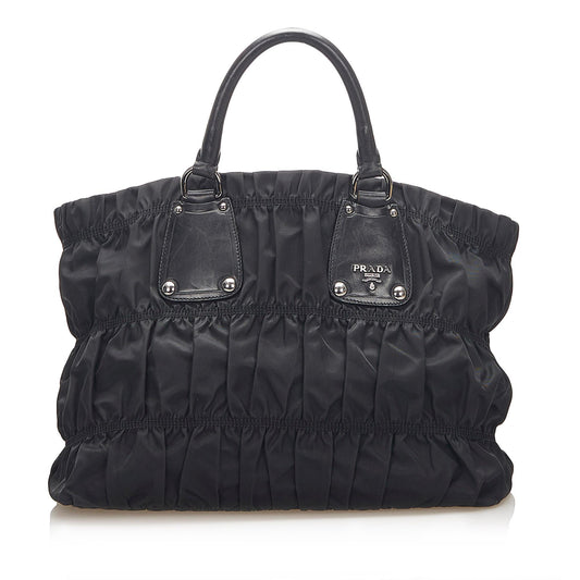 Prada Tessuto Gaufre Tote Bag (SHG-18590)