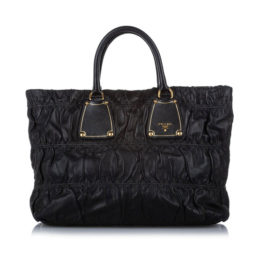 Prada Tessuto Gaufre Tote Bag (SHG-19507)