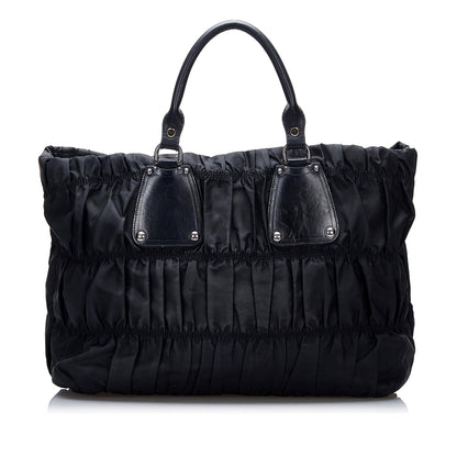 Prada Tessuto Gaufre Tote (SHG-PsvFcc)