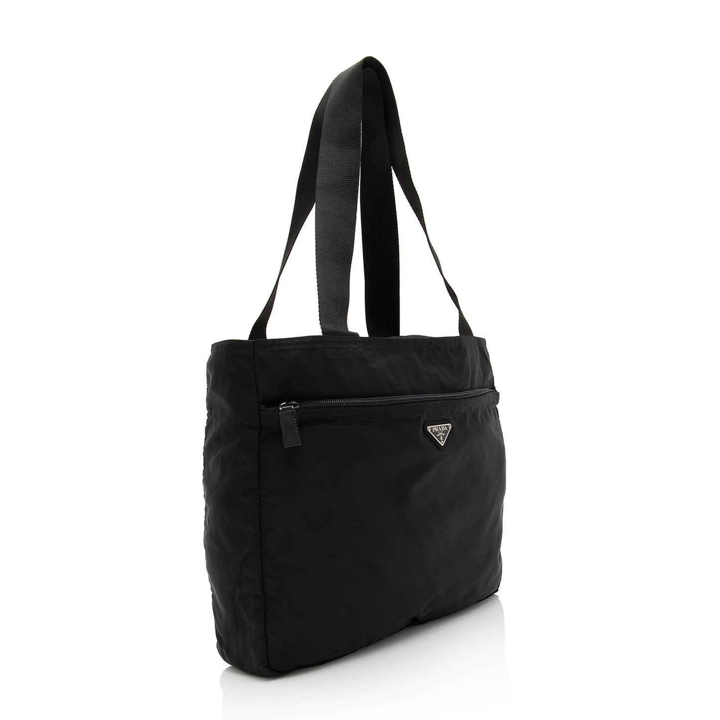 Prada Tessuto Medium Zip Top Tote (SHF-dPvTFu)