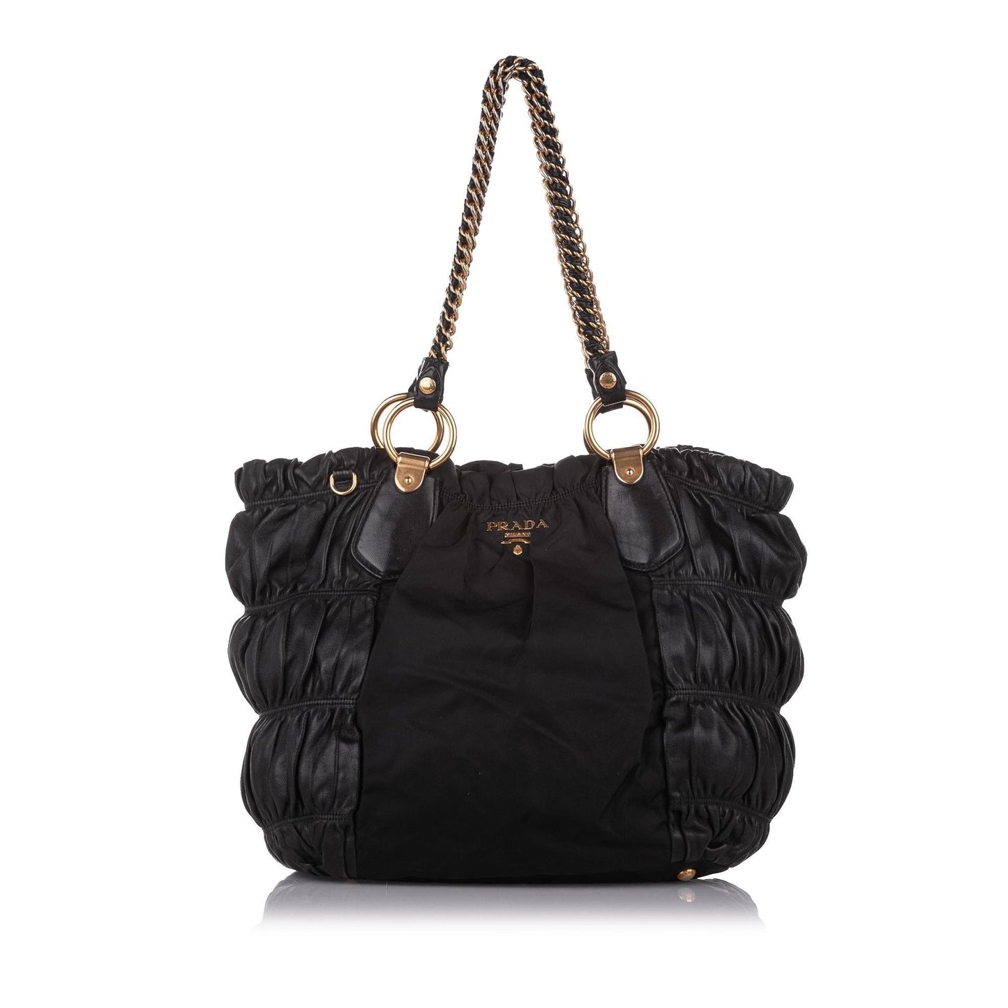 Prada Tessuto Nappa Gaufre Tote Bag (SHG-17009)