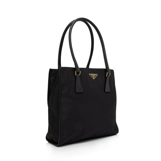 Prada Tessuto Small North South Tote (SHF-16QE0Q)