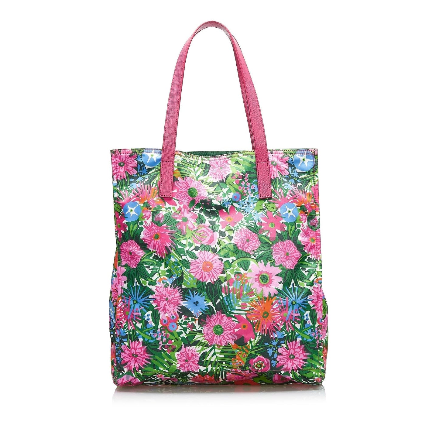 Prada Tessuto Stampato Floral Tote (SHG-Cplf3X)