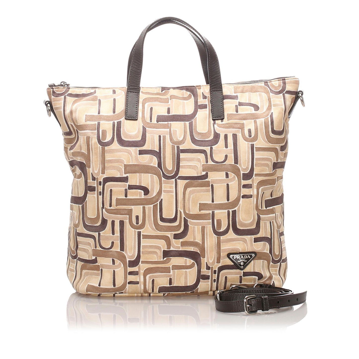 Prada Tessuto Stampato Tote (SHG-17278)