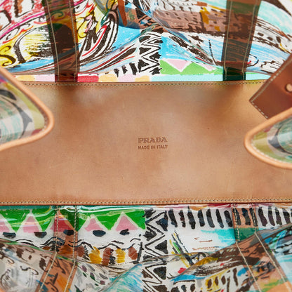 Prada Transparent Venice Graffiti Tote (SHG-xOpa9U)