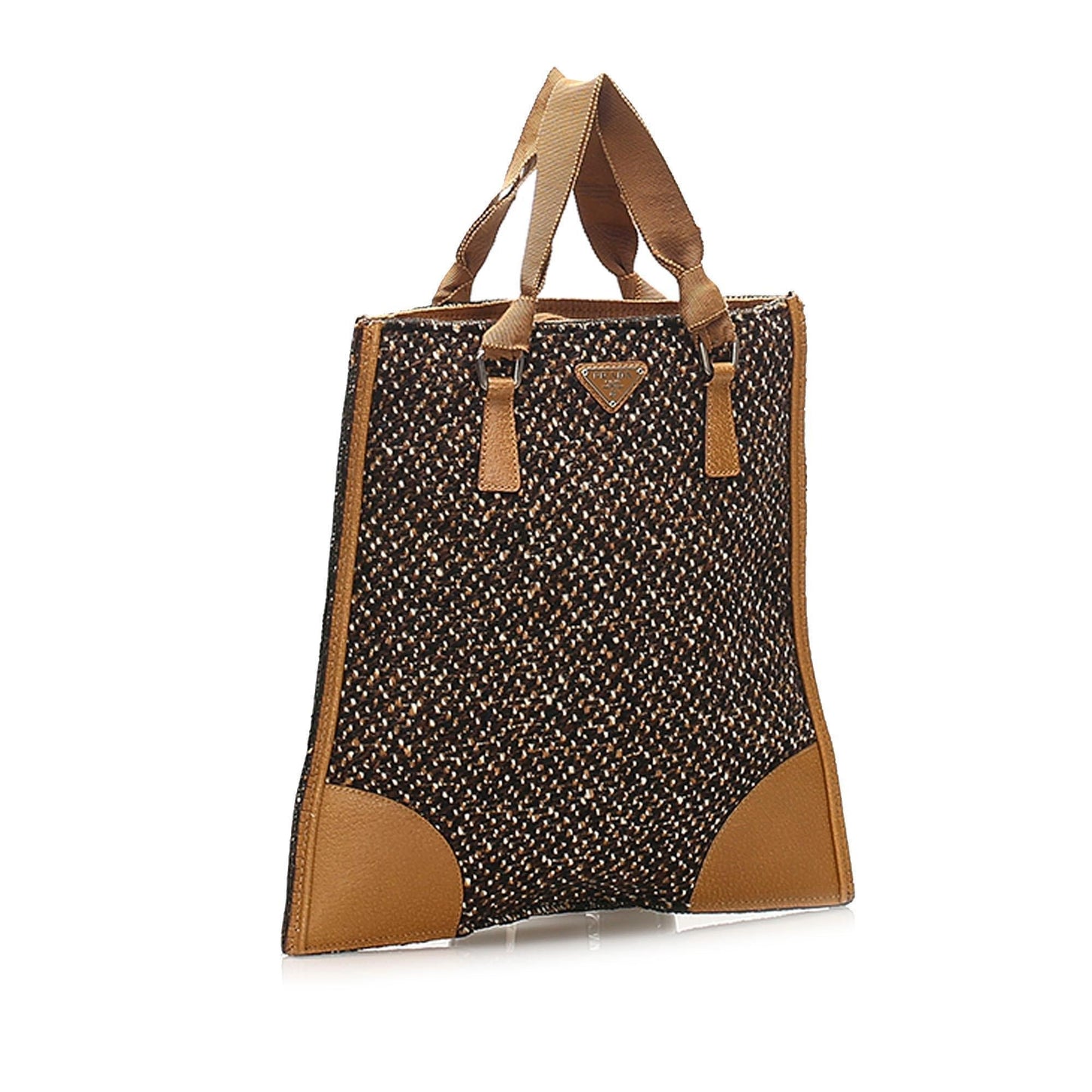 Prada Tweed Tote Bag (SHG-12320)