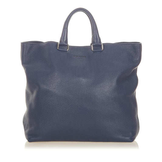 Prada Vitello Daino Leather Tote Bag (SHG-19268)