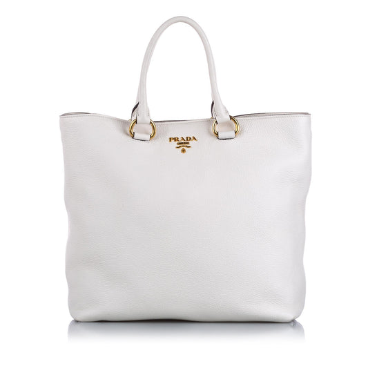 Prada Vitello Daino Tote  (SHG-14611)