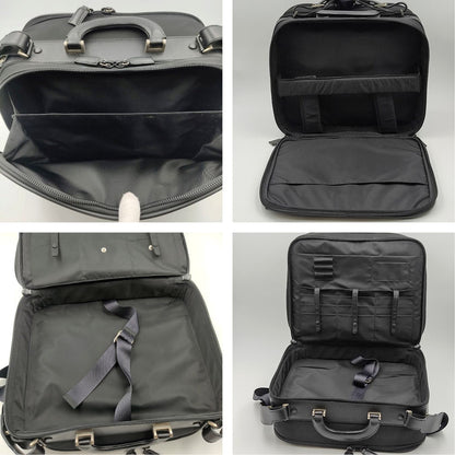 Prada business Bag in nylon and Saffiano leather