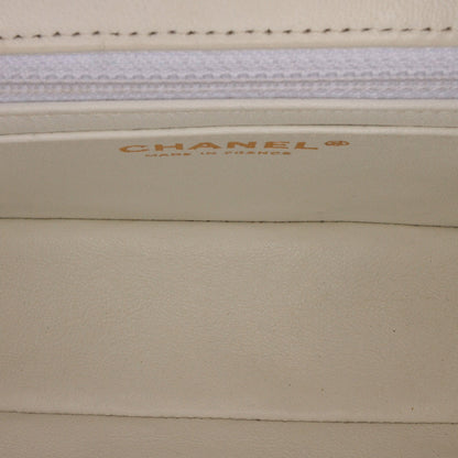 Chanel Classic Flap Bag Mini Multicolor Tweed Silver
