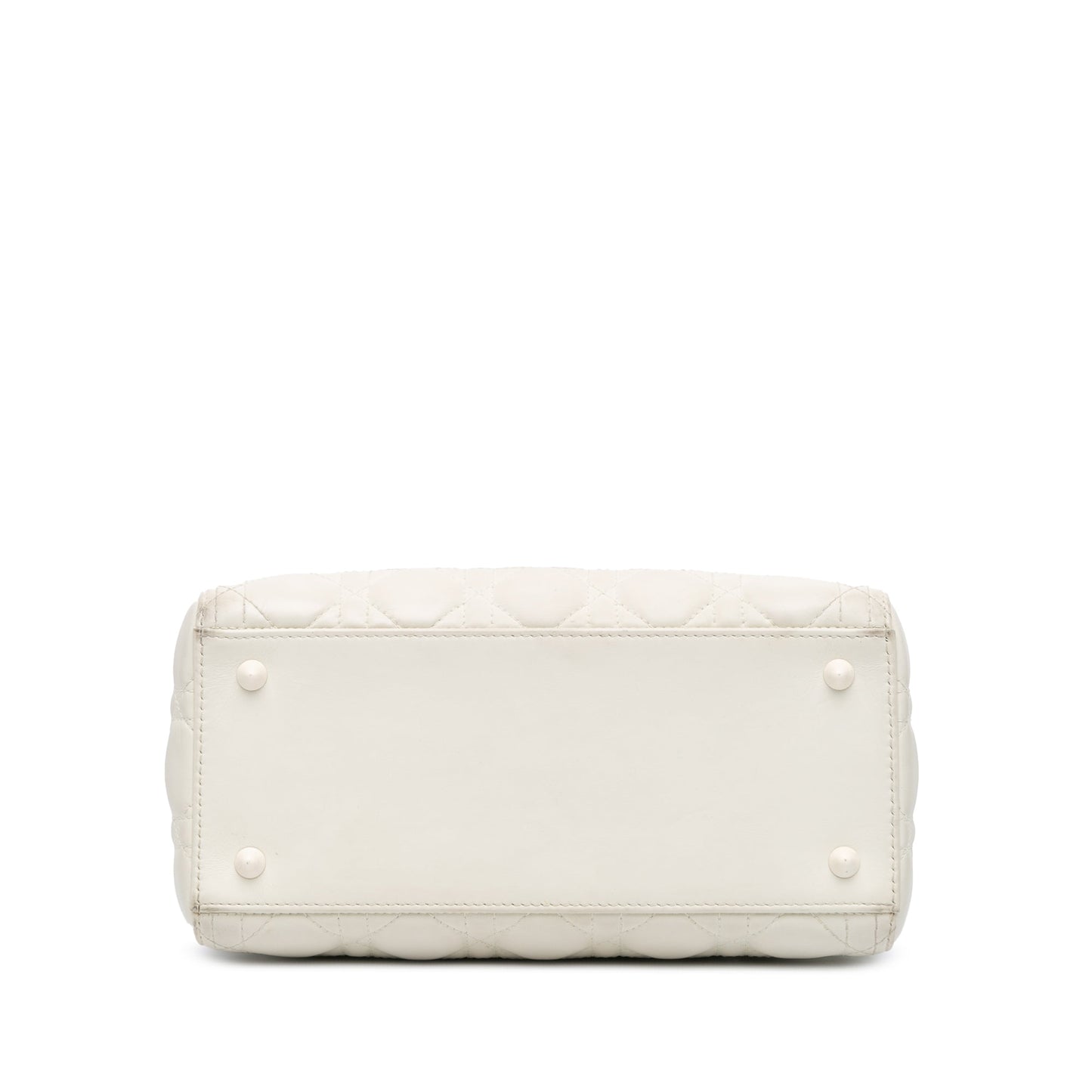 Medium Ultra Matte Calfskin Cannage Lady Dior