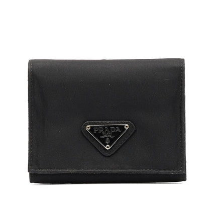 Prada Tessuto Trifold Wallet Small Wallets