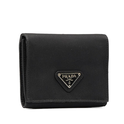 Prada Tessuto Trifold Wallet Small Wallets