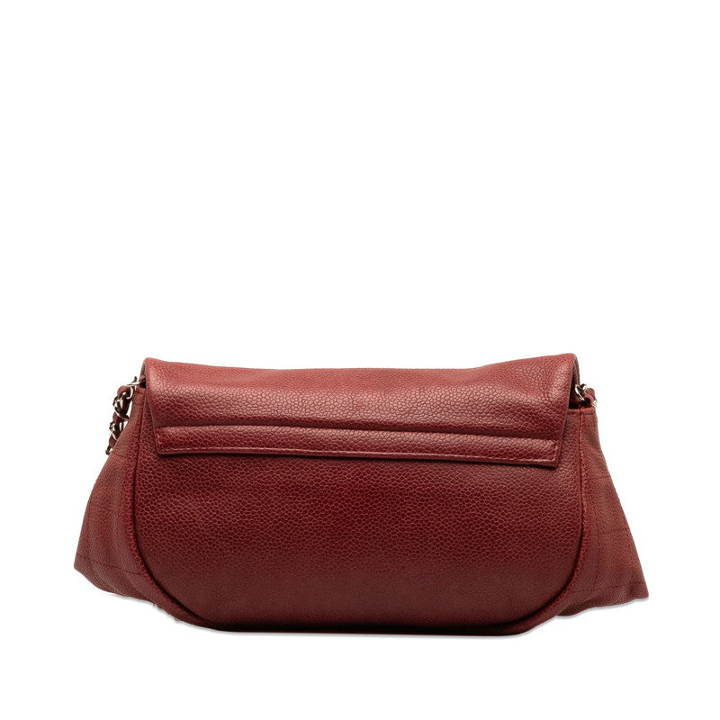 CC Caviar Half Moon Chain Bag - '10s