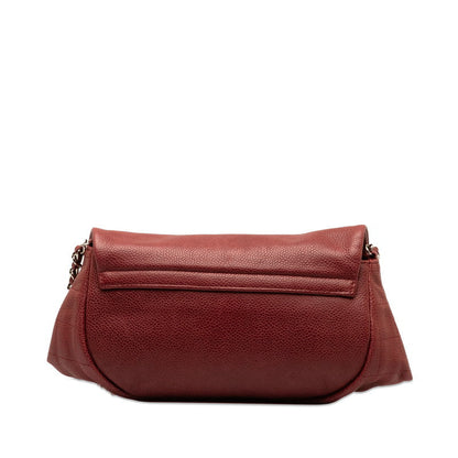 CC Caviar Half Moon Chain Bag - '10s