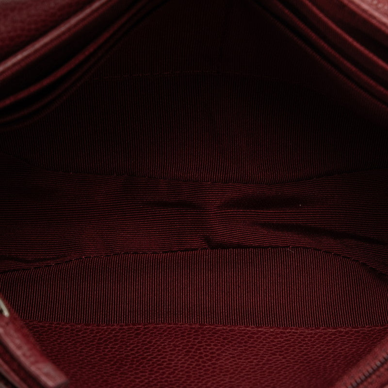 CC Caviar Half Moon Chain Bag - '10s