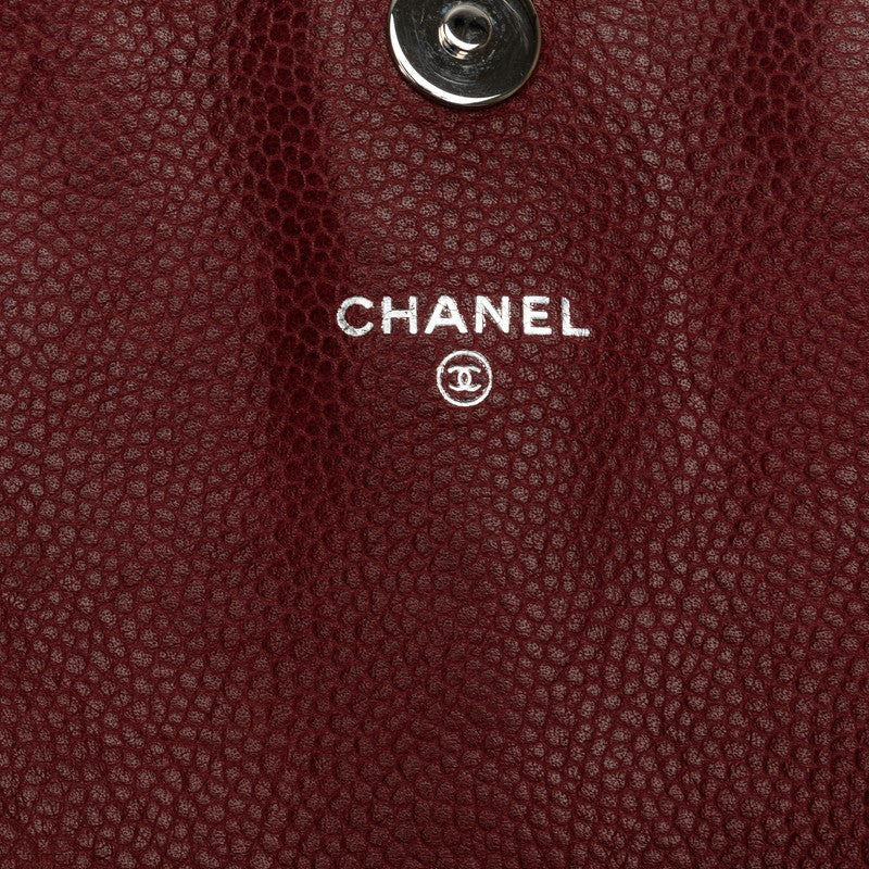 CC Caviar Half Moon Chain Bag - '10s