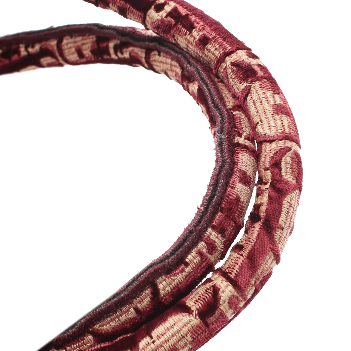 Medium Oblique Embroidered Velvet Book Tote