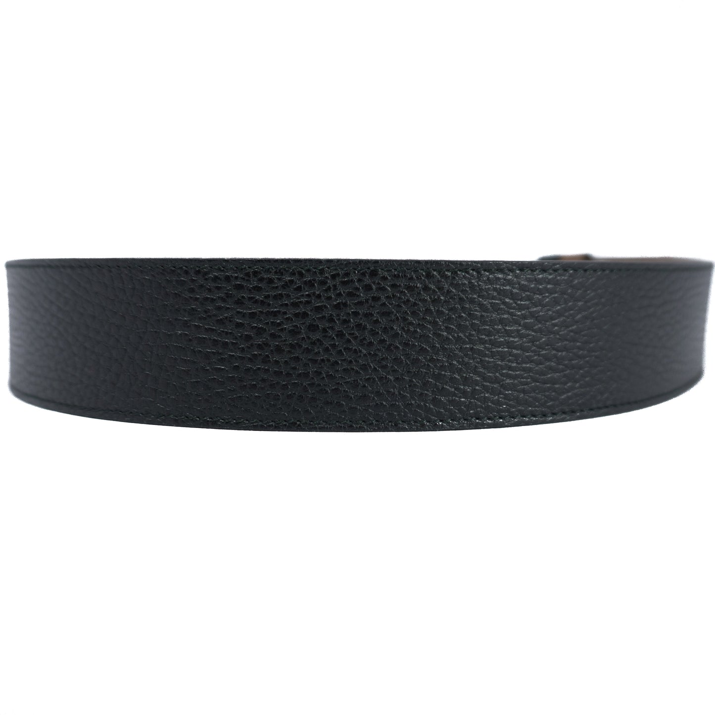 Double G Buckle Reversible Leather Belt 85 cm