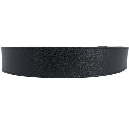 Double G Buckle Reversible Leather Belt 85 cm