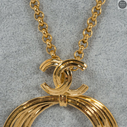 Long CC Ring Necklace