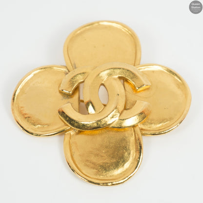 Clover Flower CC Brooch