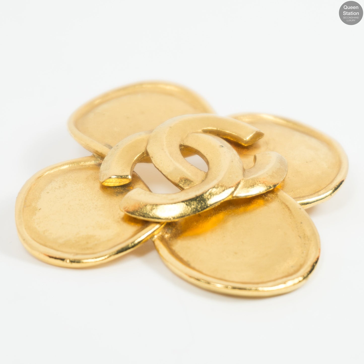Clover Flower CC Brooch
