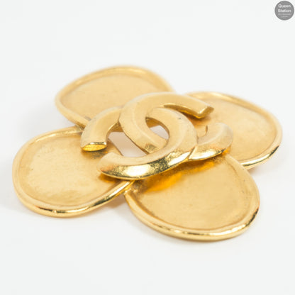 Clover Flower CC Brooch