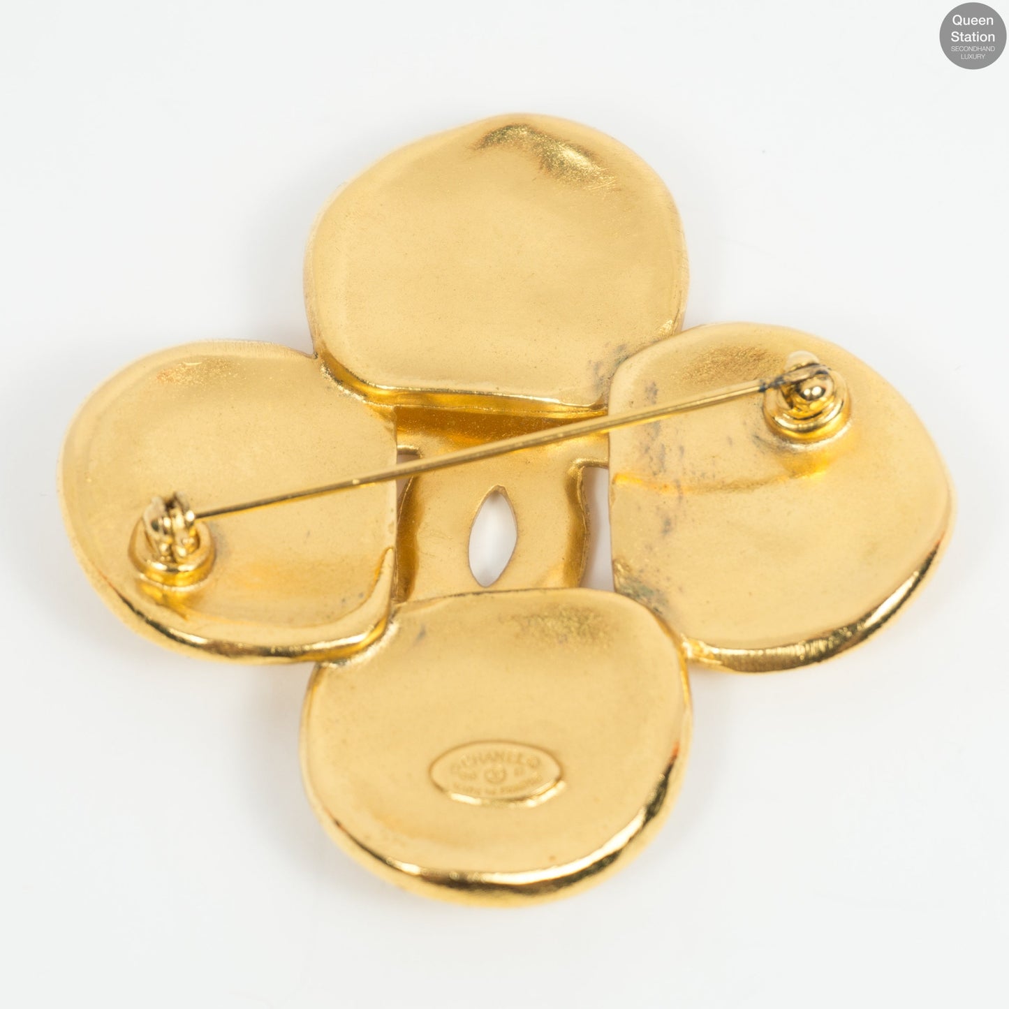 Clover Flower CC Brooch