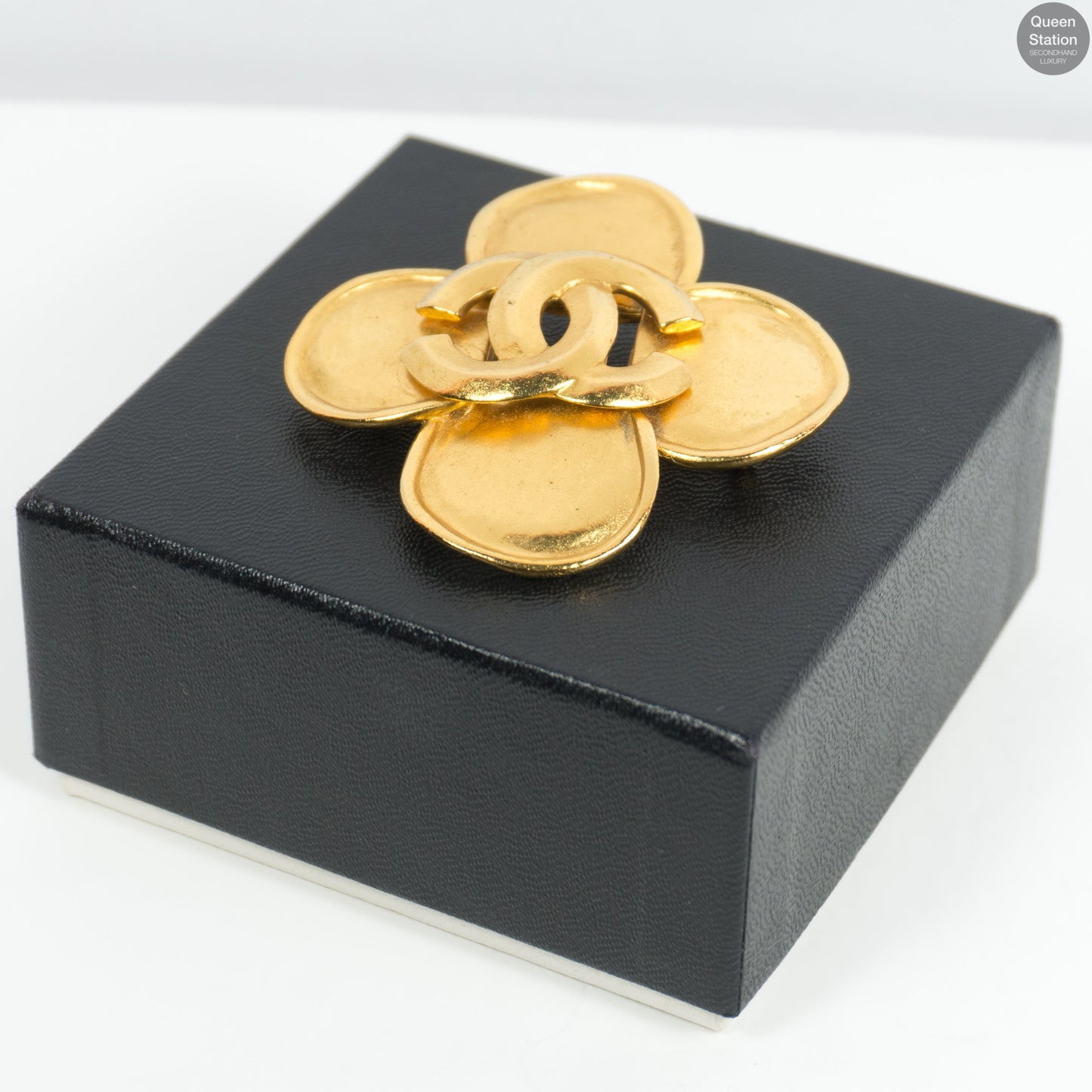 Clover Flower CC Brooch