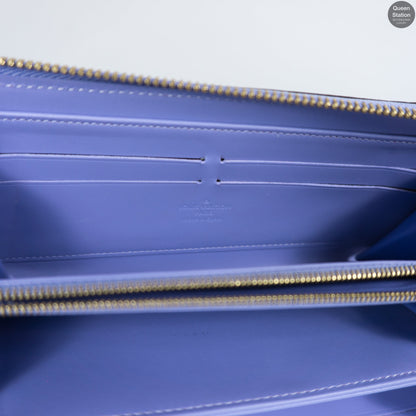 Louis-vuitton Zippy Wallet Purple Vernis Leather