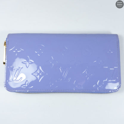 Louis-vuitton Zippy Wallet Purple Vernis Leather