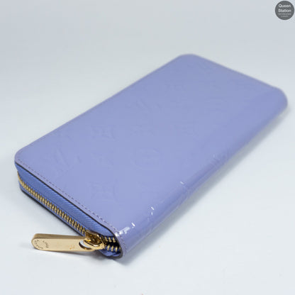Louis-vuitton Zippy Wallet Purple Vernis Leather