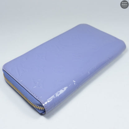 Louis-vuitton Zippy Wallet Purple Vernis Leather