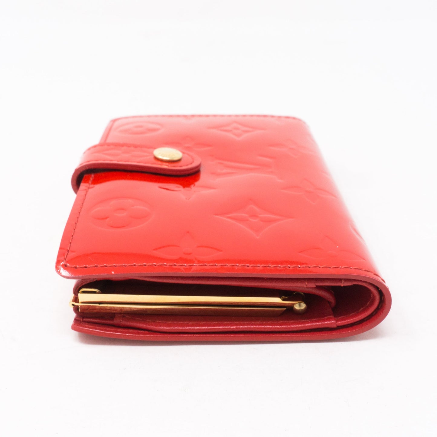 Louis-vuitton Viennois Wallet Vernis Red