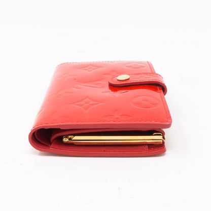 Louis-vuitton Viennois Wallet Vernis Red