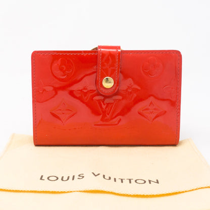 Louis-vuitton Viennois Wallet Vernis Red