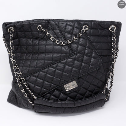 Jumbo XL 10A Quilted Leather Tote Bag