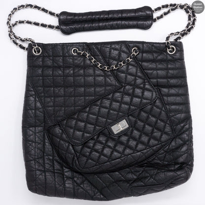 Jumbo XL 10A Quilted Leather Tote Bag