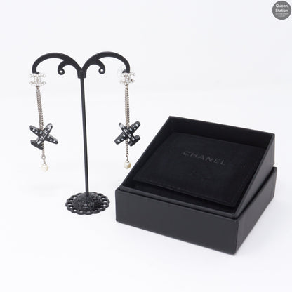 CC Pearl Airplane Earrings