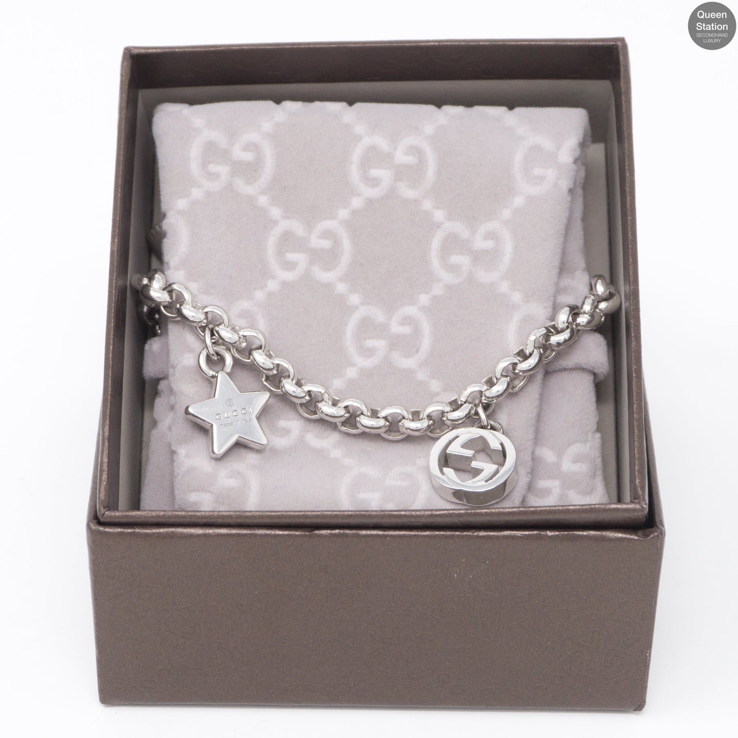 Trademark Sterling Silver 3-Charm Bracelet