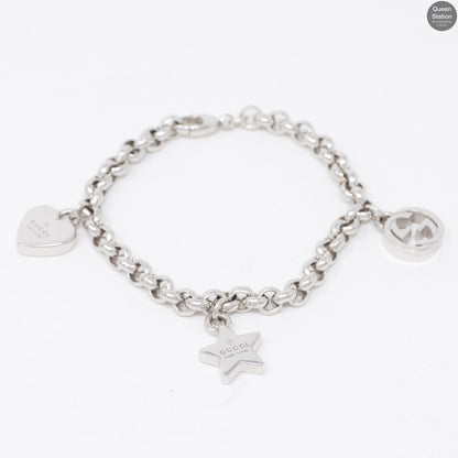 Trademark Sterling Silver 3-Charm Bracelet